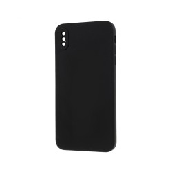 Capa de Silicone Macio para Apple iPhone XS Max Preto Capa de Silicone Macio para Apple iPhone XS Max Preto